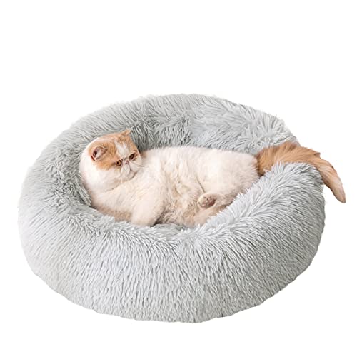 donut calming pet bed