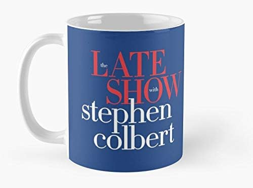 Late show with stephen colbert mug Mug, Standard Mug Mug Coffee Mug - 11 oz Premium Quality printed coffee mug - Unique Gifting ideas for Friend/coworker/loved ones