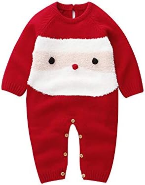 Newborn Infant Baby Girls Christmas Outfits Tutu Romper with Headband Winter Clothes