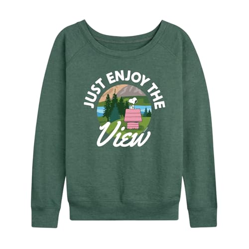 Peanuts - Camper Snoopy -Womens Pullover at Amazon