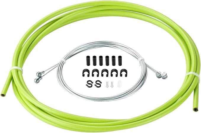 Chooee Universal Bicycle Shifter Cable Housing Set for Shimano Sram Derailleur Green