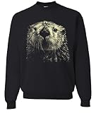 Giant Otter Face Asst Colors Crewneck Sweatshirt