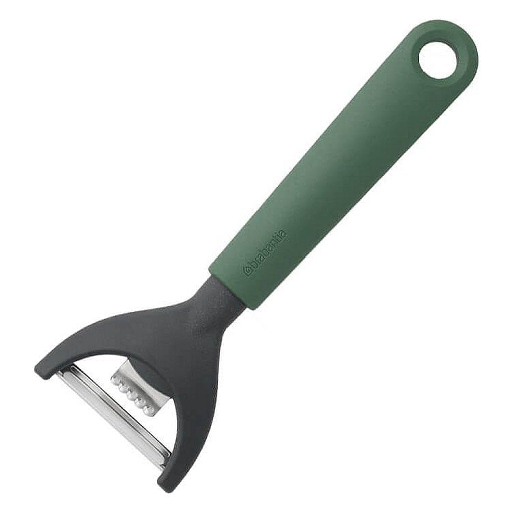 Brabantia 122927 Tasty+ Food Y-Peeler Plus Zester, Fir Green