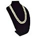 Sand Blast Cuban Bling Chain Gold Tone Heavy 20MM Wide Mens 30