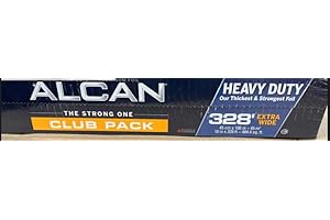 ALCAN Plus Aluminum Foil, Heavy duty 45cm by 100m, 1 Count