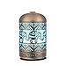 COOSA Essential Oil Diffuser - 250ml Ceramic Pentagram Aromatherapy Cool Mist Humidifier with 7 Color Changing Waterless Auto Shut-Off for Home,Office(Light Green) (Elephant)…