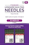 Handi Quilter Longarm Quilting Needles - Standard Sharp Point (R) Size 12 (Pack of 20)