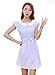 TULIPTREND Women's Fresh Doll Collar Short Sleeve Dress Light US X-Large/Asian XX-Large