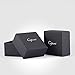 Caperci Rose Gold Plated Cubic Zirconia and Pearl Criss Cross Stud Earrings for Women