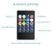 Car LED Strip Lights, 4 Packs 48 LED Car Interior Lights, MultiColor Music Light LED Under dash Lighting Kit with Sound Active Function and Remote Control, Car Charger Included, DC 12V