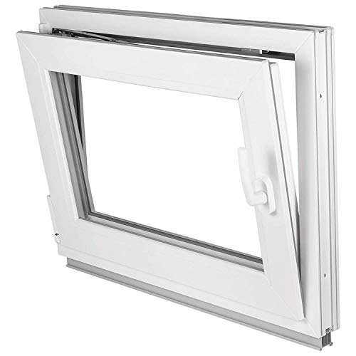 Premium Kunststofffenster Von Komforta - Kellerfenster Weiß Argon Isoglas BxH: 1050 x 1100 mm Garagenfenster/Gartenhaus… – Bild 6