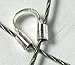 200+ Slightly Larger Wire Guardian Protectors Protector Loops Silver Color Fits .020 .024 Wire or .05mm Cord Like S-lon