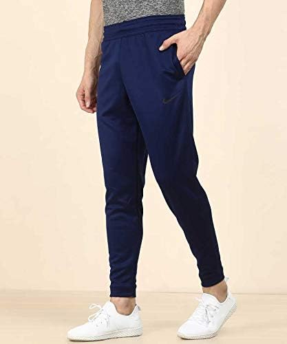 nike solid men's track pants