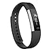 moreFit Fitness Tracker, Slim Touch Screen Activity Health Tracker Wearable Pedometer Smart Wristband, Silver/Black
