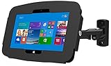 Maclocks 827B518GEB Secure Space Enclosure Kiosk with Swing Arm for Surface 3 10.8 Inch (Black)