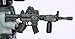 M4A1 R.I.S. Carbine 3 Pack in Black - Custom Minifigure Pieces