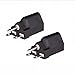 VIVOSUN 120V to 240V Plug Adapter for Grow Light Fixture with 3-Prong Grounded Sockets 2 Pack