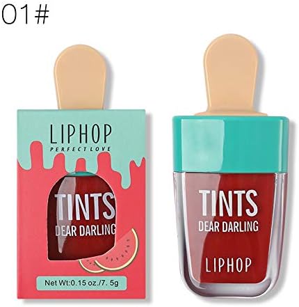 5 Color Waterproof Liquid Lipstick Dear Darling Lips Tattoo Tints Makeup Sheer Moisturizing Lasting Natural Charming Lips 01