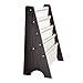 Yescom Kids Book Shelf Sling Storage Rack Organizer Bookcase Display Holder Walnut