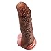 Extra Large Extender 6.5INCH Sleeve Extension Male Enlarger Toy 6529(Skin Tone)