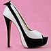 Show Story Sexy Two Tone Peeptoe Bow Stiletto Platform High Heels Pumps,LF40501