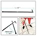 Kijea Assassin's Creed Eagle Cosplay Cane, Walking Cane, All Metal Walking Stick,Christmas/Birthday Gift