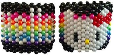 Hello Kitty Rainbow Kandi Kandi Cuff Rave Bracelet