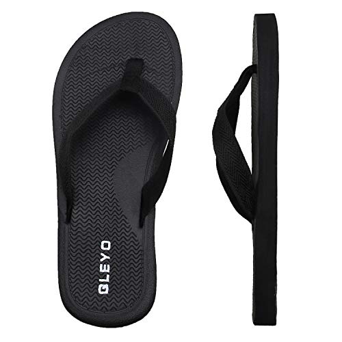 Women's Flip Flops with Fabric Straps, Soft Yoga Mat Foam Sandals for