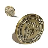 King Solomon Seal Coin Talisman Kabbalah 72 Names