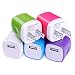 USB Charger, Charging Block CIQILY 5-Pack 1A/5V USB Power Home Travel Adapter Wall Charger Cube Brick Box Base Head Compatible for Phone X 8 7 6 Plus 5S, iPad, Samsung, LG, Moto,Tablet, Android Phone primary