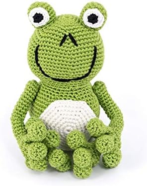 Froggy. Children’s crocheted toy