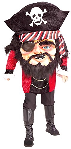 Forum Novelties Men's Parade Pleasers Mega Matie Big Head Pirate Costume