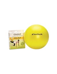 TheraBand Mini Ball, Small Exercise Ball for Yoga, Pilates, Abdominal Workouts, Shoulder Therapy, Core Strengthening, At-Home Gym & Physical Therapy Tool