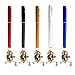 Pen Fishing Rod,Tuscom Portable Mini Telescopic Pocket Fish Pen Aluminum Alloy Fishing Rod Pole + Reel (Black)