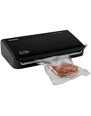 FOODSAVER FM2100-33H Vacuum Sealing System with Handheld Fresh Sealer & Bonus Roll, for Food Saver and Sous Vide, Black, 10.16 x 44.45 x 22.86 cm