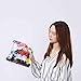 Trigle 36Pcs Premium Hair Scrunchies Women's Chiffon Flower Hair Scrunchies Hair Bow Thick Hair Morning Wake