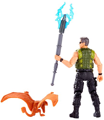 Jurassic World FMM04 Basis Figur Dschungel-Söldner & Dimorphodon – Bild 4