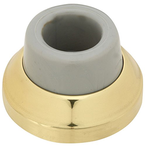 National Hardware N215-855 V1932 Wall Door Stop in Solid Brass