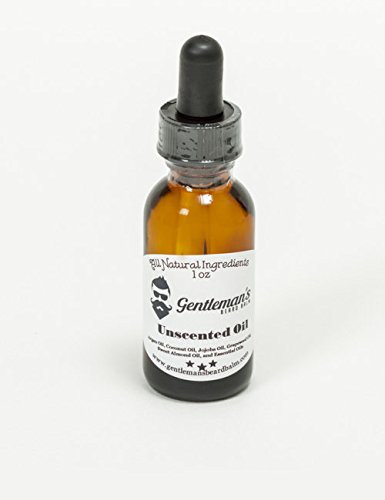 Beard Oil Unscented All Natural 1 oz