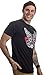 Ann Arbor T-shirt Co. Red Linda Glasses Cat | Funny Belcher Kitty Cute Humor Fun T-Shirt For Men Women