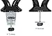 Dual LCD Monitor 2 Screen Desk Mount Stand
