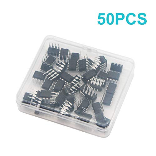 (Pack of 50 Pcs) Ne555P Timer IC Chip DIP-8 Single Precision Timer 555 NE555