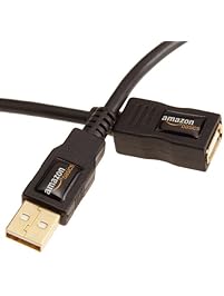AmazonBasics USB 2.0 Extension Cable - A-Male to A-Female - 9.8 Feet (3 Meters)