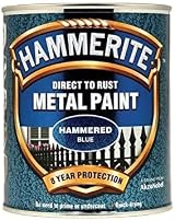 Hammerite 5092938 Direct to Rust Metal Paint Hammered Blue 750ML 8 Year view 3