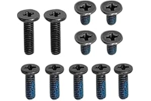 HSSDTECH 1Black Laptop Bottom Case Screws for ASUS Vivobook X1404 X1404VA X1404VAP X1404ZA vis Pour Coque inférieure du Porta