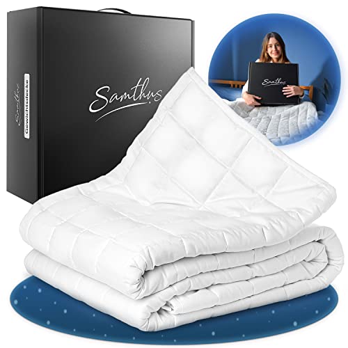 Samthus Gewichtsdecke 155x220cm 6kg Oeko-Tex zertifizierte Therapiedecke
