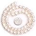 JOE FOREMAN Freshwater Cultured Pearl Beads for Jewelry Making Natural Gemstone Semi Precious 8-9mm White 15