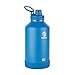 Takeya Actives Insulated Stainless Water Bottle Beer Growler with Insulated Spout Lid, 64 oz, Sapphire