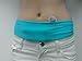 Diabetic Insulin Pump Belts/Bands - Velcro Closure in Pocket, Small, Turquoise