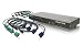IOGEAR 8-Port USB PS/2 Combo VGA KVMP Switch with USB KVM Cables, GCS1808KITU